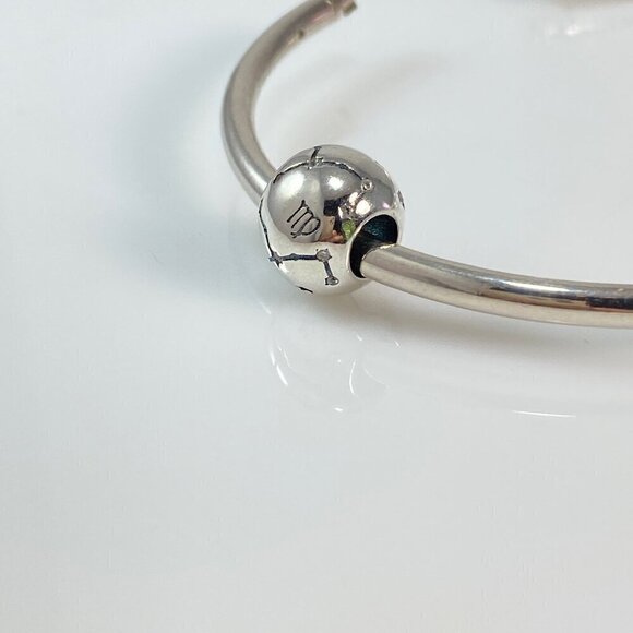 Sterling Silver Virgo Zodiac Constellation Charm - Picture 9 of 9